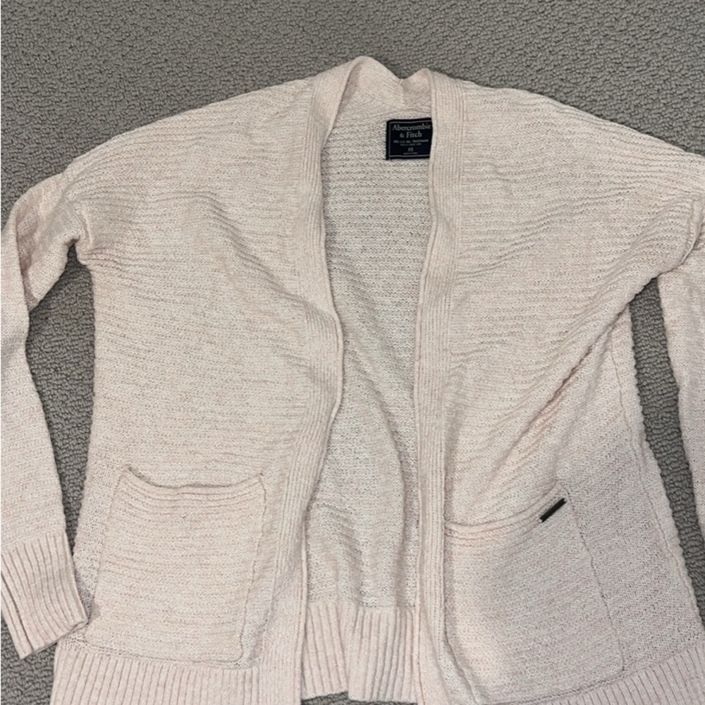 Abercrombie & Fitch Light Pink Cardigan